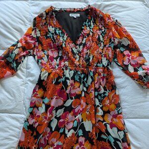 Tropical Floral Print / Tiki Dress